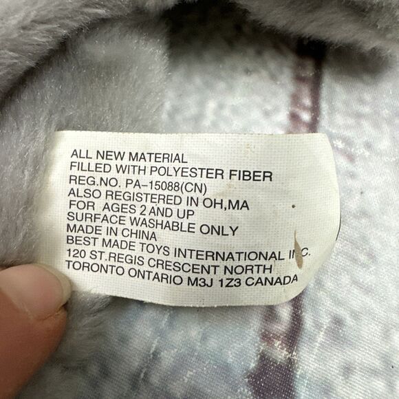 Grey‎ Elephant And Pink Pig Plush Hand Puppets Best Made Toys Lot Of 2 - Picture 9 of 10